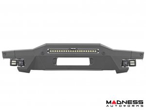 Ford Bronco Front Bumper - High Clearance - 20" Black Series Light Bar w/Black Series Flood & SAE Fog Cubes Ford Bronco Front Bumper - High Clearance - 20" Black Series Light Bar w/Black Series Flood & SAE Fog Cubes